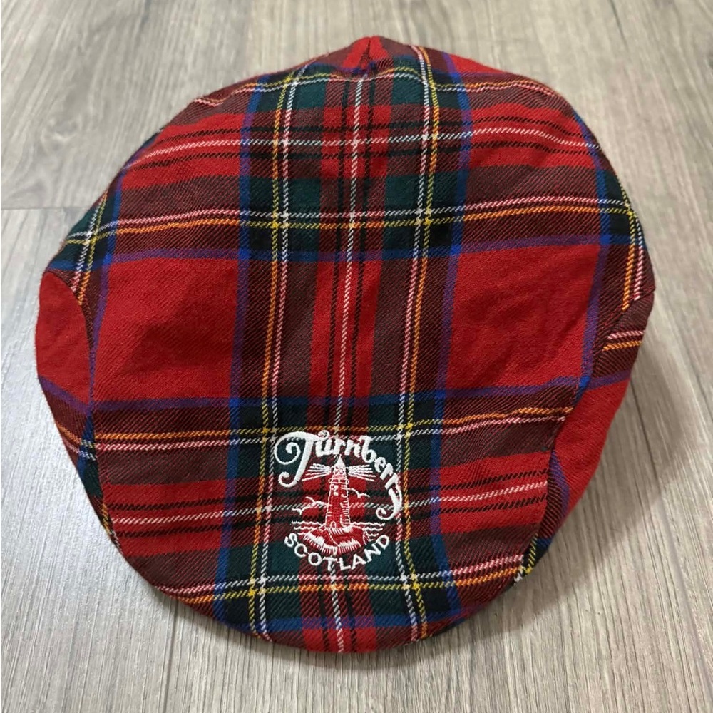 Turberry Scotland ICON Red Tartan Golf Hat